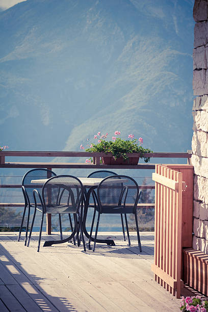 istock Bar scene in high mountains landscape 97181078