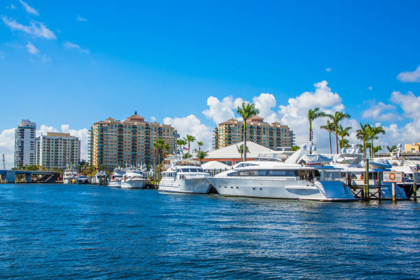 istock White Yacht Moored in the Intracoastal 971820162