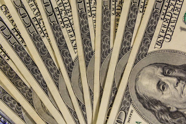 istock Background of the one hundred dollar bills 971869504