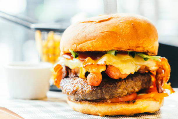 istock Close-Up Of Burger 971881196