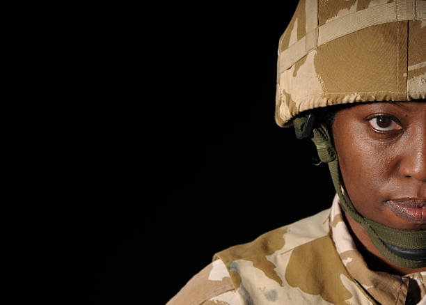 istock Female Soldier 97189756