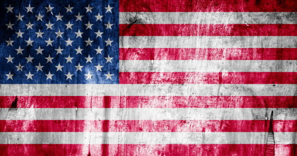 istock Full Frame Shot Of Textured American Flag 971898212