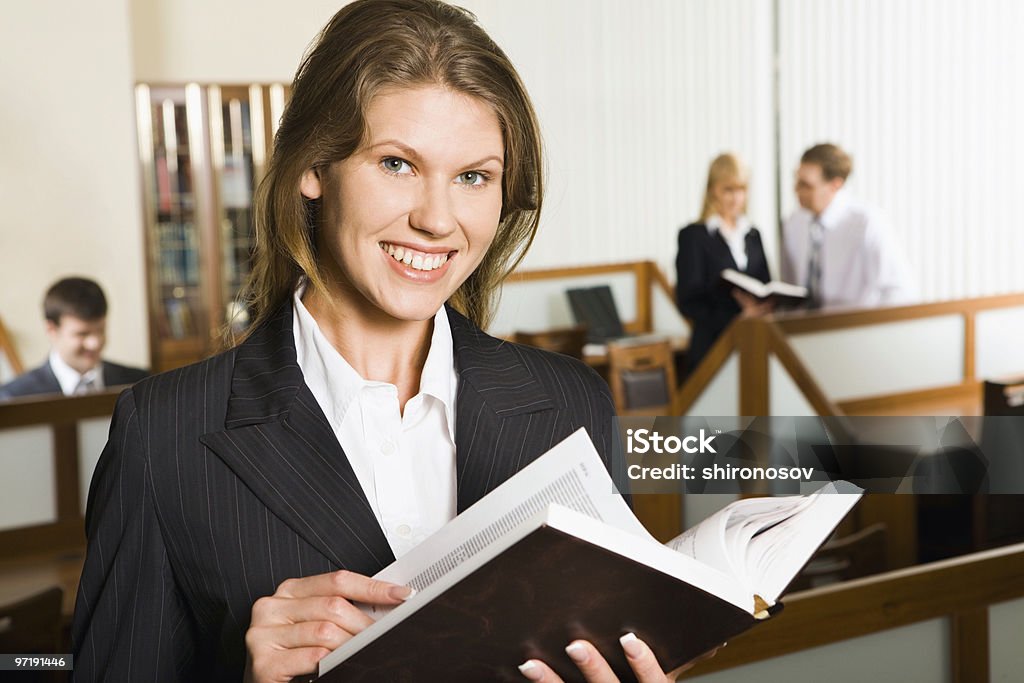 College library  Adult Stock Photo