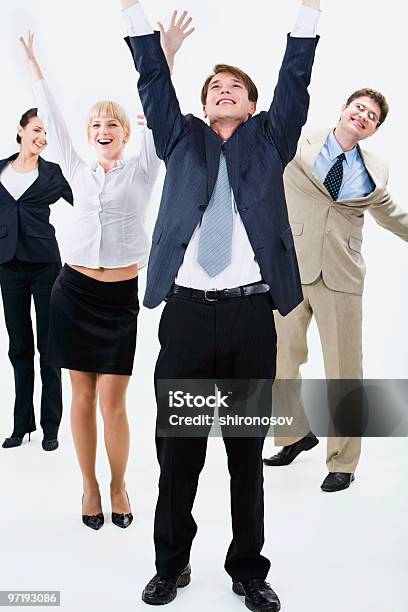 Happy Business Team Stock Photo - Download Image Now - Achievement, Adult, Adults Only