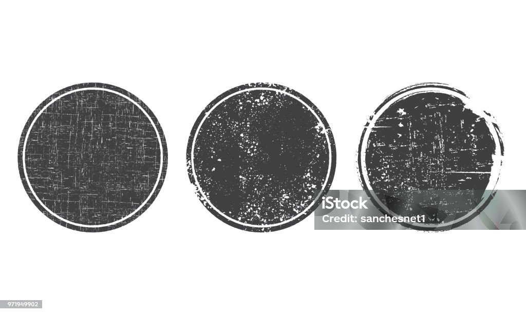 Timbre - clipart vectoriel de Cercle libre de droits Timbre - clipart vectoriel de Cercle libre de droits