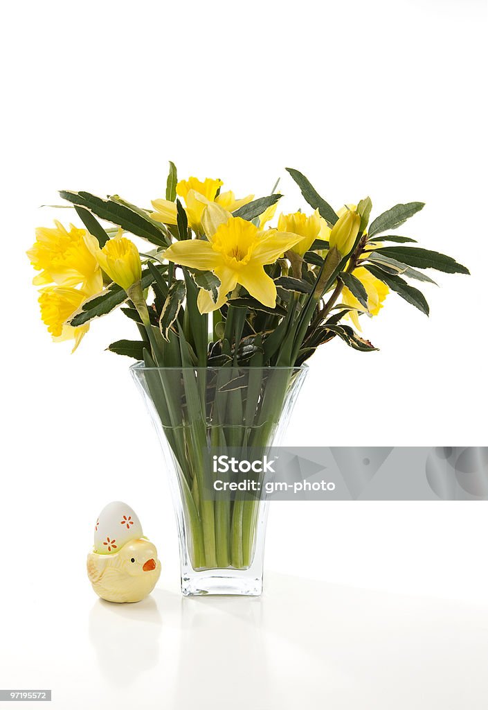 Daffodils in vase  Bouquet Stock Photo