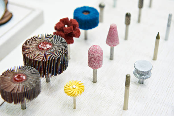 Drill bits for polishing and grinding in store