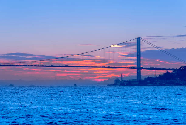 istock Sunset of Bosphorus Bridge 971969560