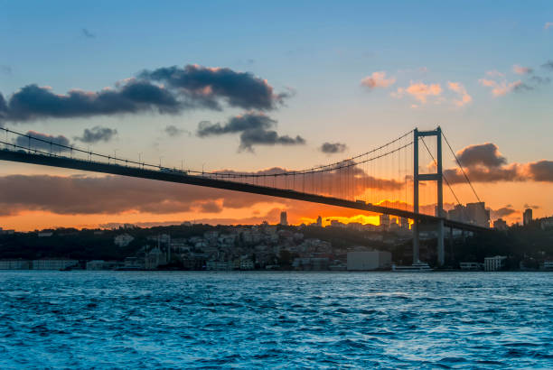 istock Sunset of Bosphorus Bridge 971970032