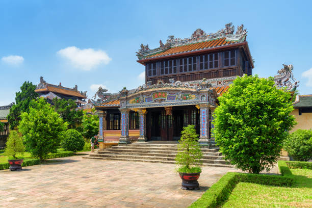 istock Scenic view of the Royal Library (Thai Binh Lau Pavilion) 971980988