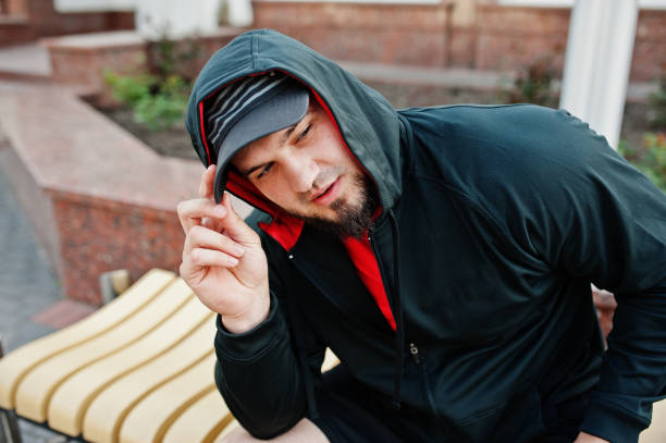 istock Young brutal bearded muscular man 971990028