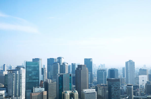 大阪市の風景 - 高層ビル ストックフォトと画像