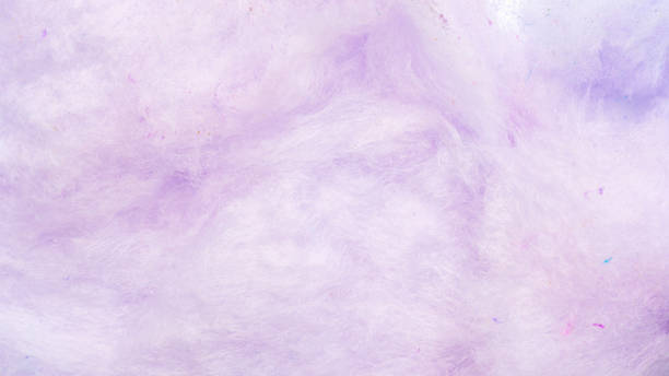 Photo of Close up of purple cotton candy for a background.