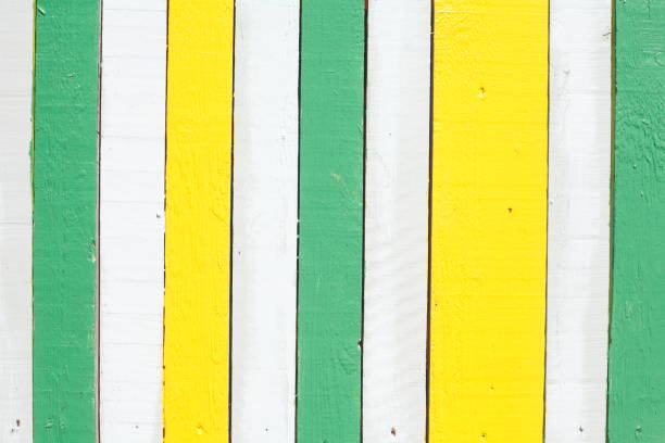 colorful painted wooden wall