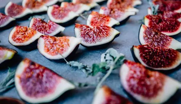 Photo of Fresh Sliced Fig Fruits