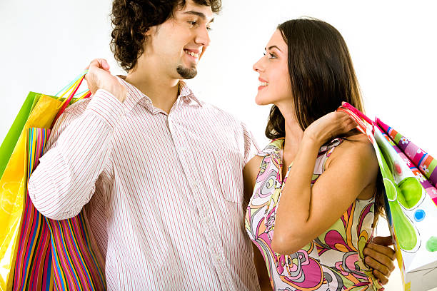 istock Couple with bags 97205199