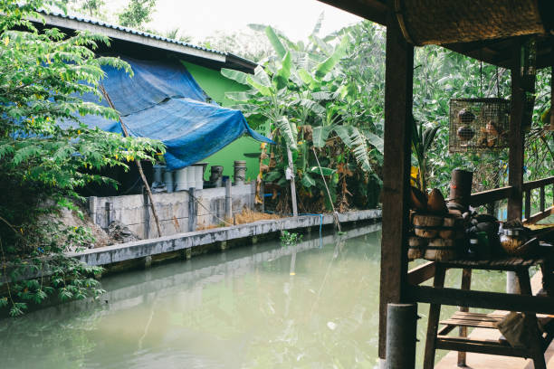 istock Floating village near Bangkok 972054916