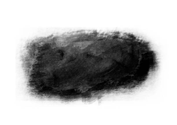 istock Black graphic color patches graphic brush strokes effect background designs element for background 972071518