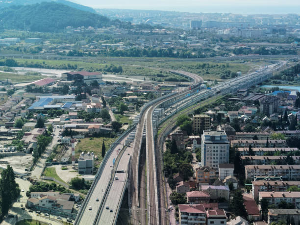 istock Aerial view of Sochi 972083788