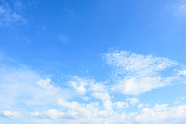istock Beautiful blue sky with white clouds in the afternoon. 972119066