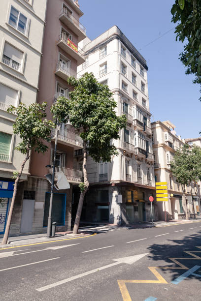 istock view of spanish street under clear sky 972165360
