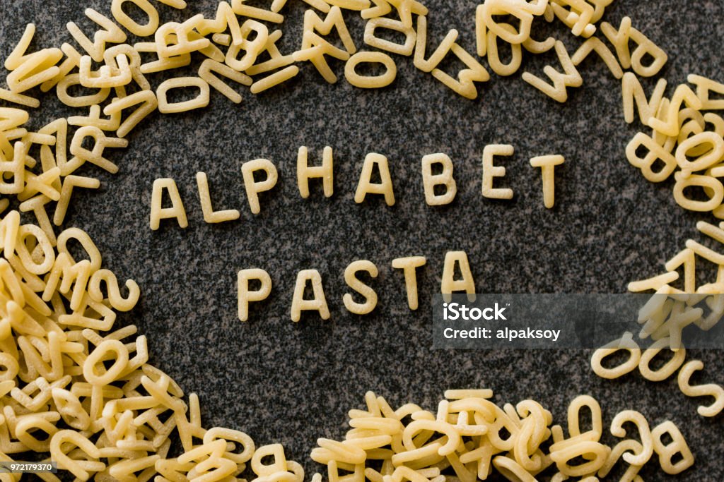 Esitellä 40+ imagen alphabet pasta