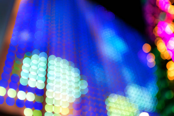 istock Abstract blurred light in the city 972185382
