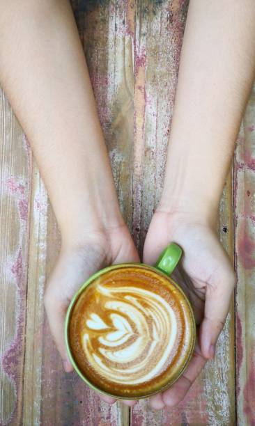 istock Cup of hot latte coffee 972200336
