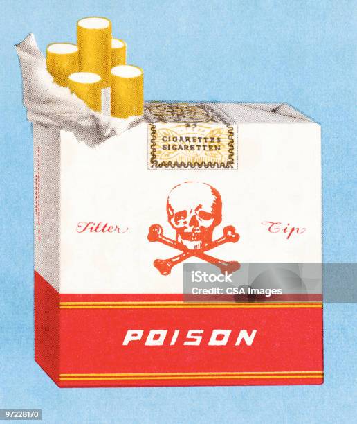 Os Cigarros São Veneno - Arte vetorial de stock e mais imagens de Maço de Cigarros - Maço de Cigarros, Cigarro, Empacotar - Atividade