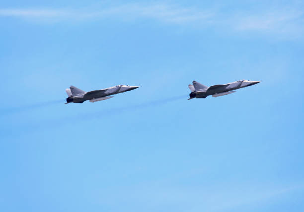 istock Russian fighters with rockets 972315572