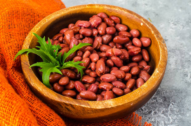 istock Vegetarian menu. Dishes from red beans 972318602