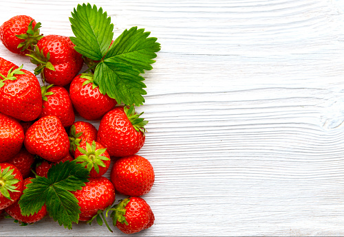 Strawberries background