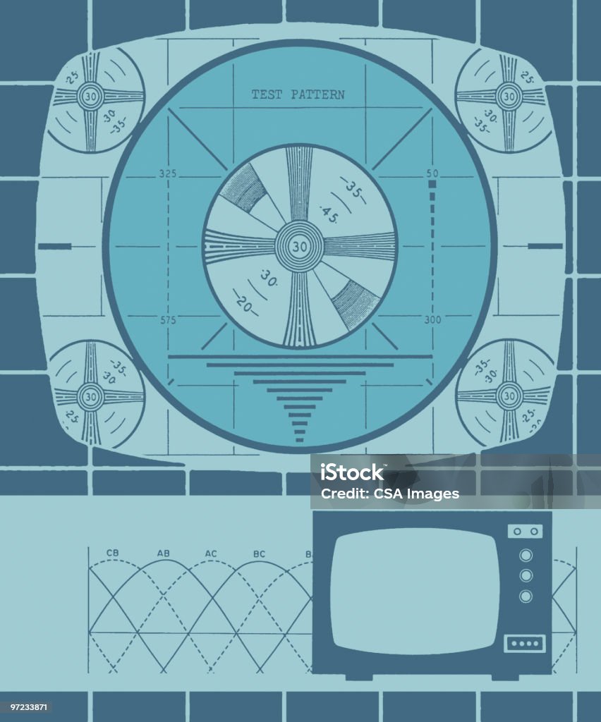 TV 화면 - 로열티 프리 텔레비전 스톡 일러스트