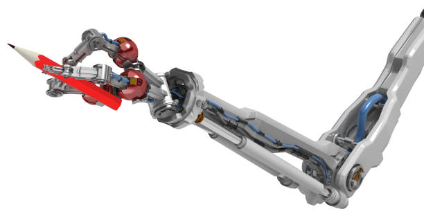 istock Robotic Arm Three Fingers, Pencil Hold 972346582