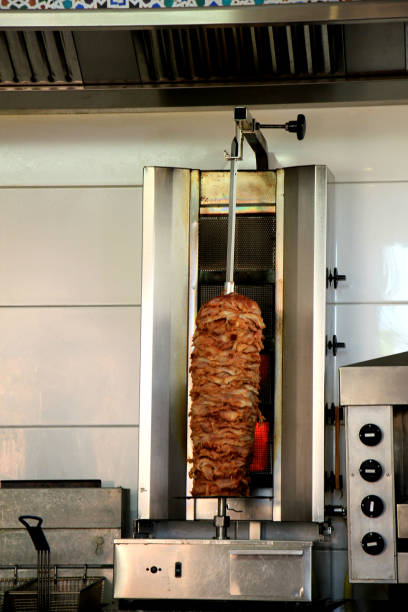 istock Shawarma meat in a restaurant 972358352