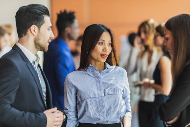 istock Business people attending a conference 972372268