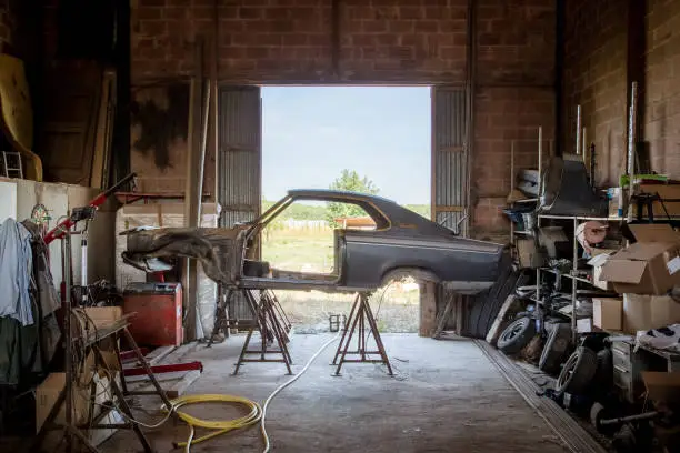 Photo of Restoration of an old coupé car