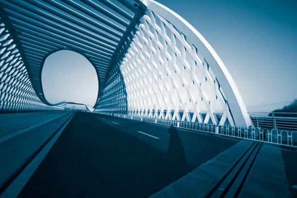 istock The night of modern bridge 972420242