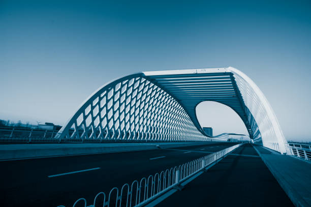 istock The night of modern bridge 972420248