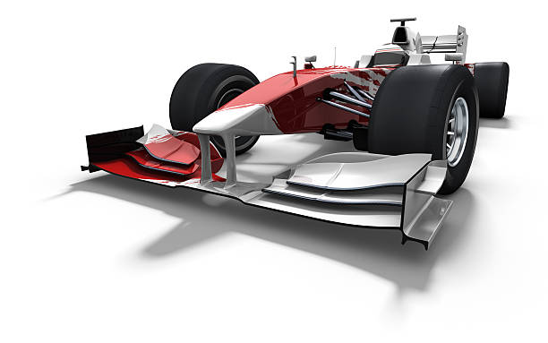 istock race car - red and white 97245590