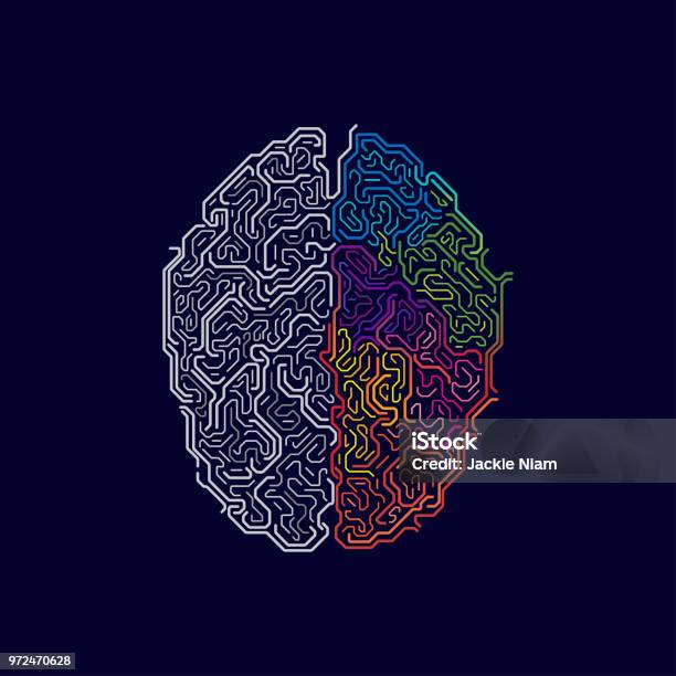 Brain Functions Stock Illustration - Download Image Now - Creativity, Art, Abstract
