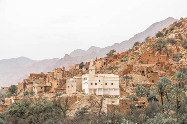 the Moroccan village Oumesnat, Tafraout