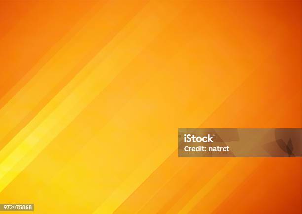 Abstrait Vector Orange Avec Des Rayures Vecteurs libres de droits et plus d'images vectorielles de Orange - Couleur - Orange - Couleur, Fond orange, Fond