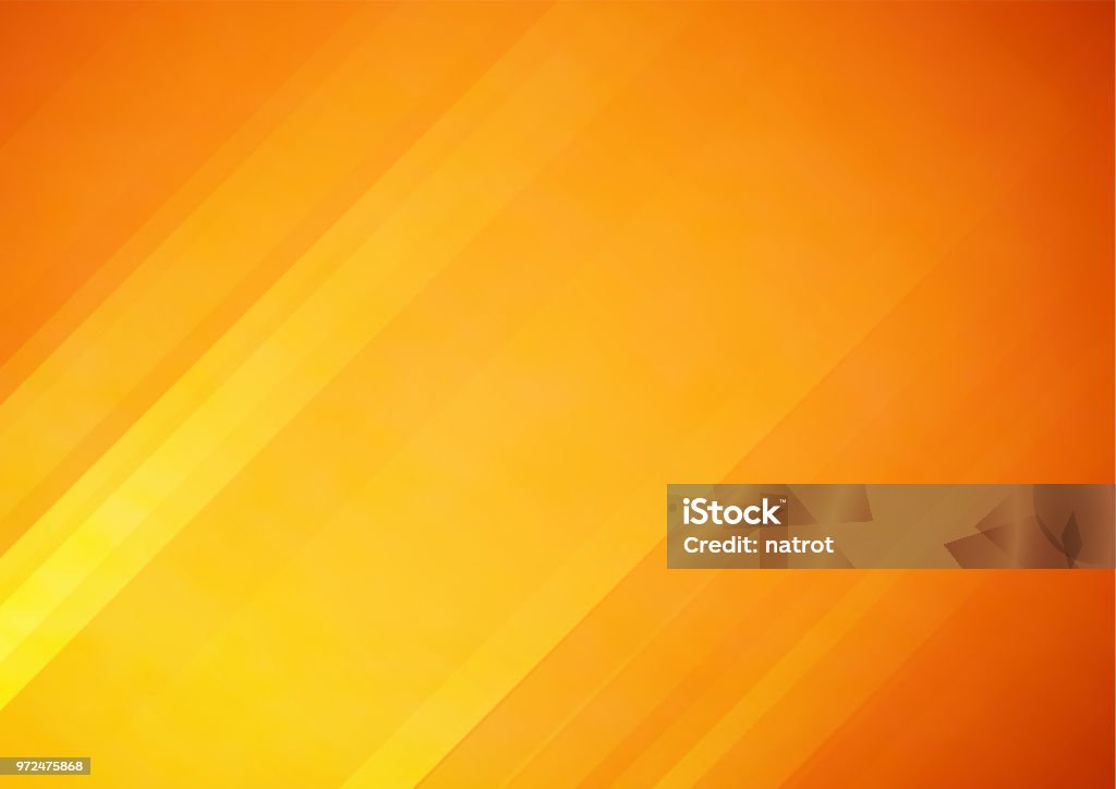 Abstract orange vector background with stripes Orange Color stock vector