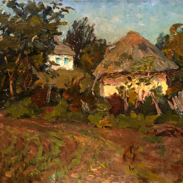 istock Oil painting, handmade 972478500