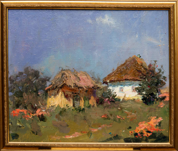 istock Oil painting, handmade 972478522