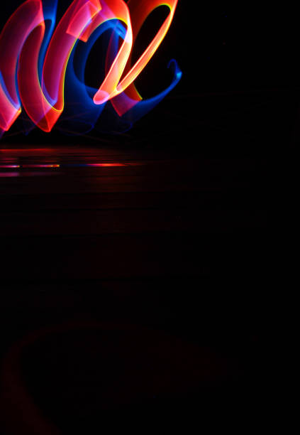 istock Colorful light painting neon lights 972487076