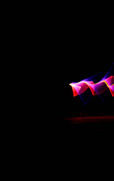 istock Colorful light painting neon lights 972487098