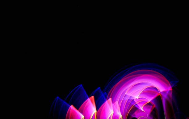 istock Colorful light painting neon lights 972487106