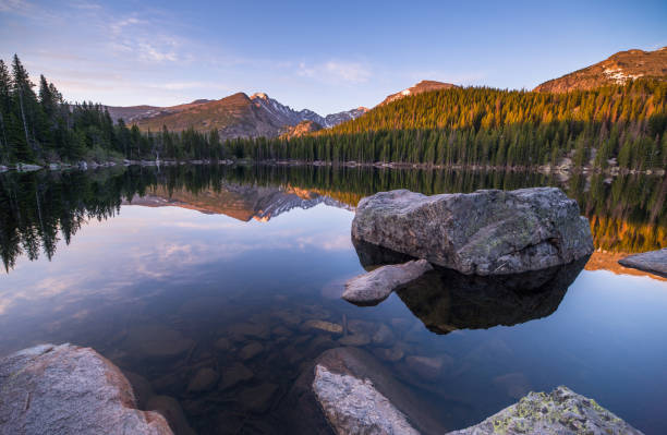 istock Sunrise on the lake 972487172